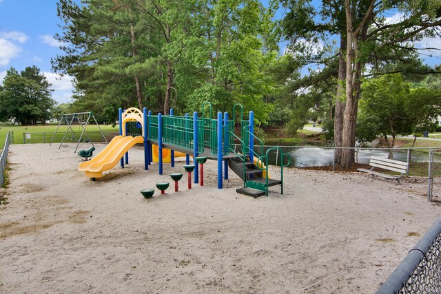 7896 Montview Rd, North Charleston, SC 29418 - community playground featuring fence and view of scattered trees