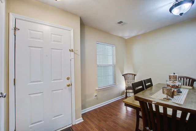 7896 Montview Rd, North Charleston, SC 29418 - dining space featuring dark wood finished floors and baseboards