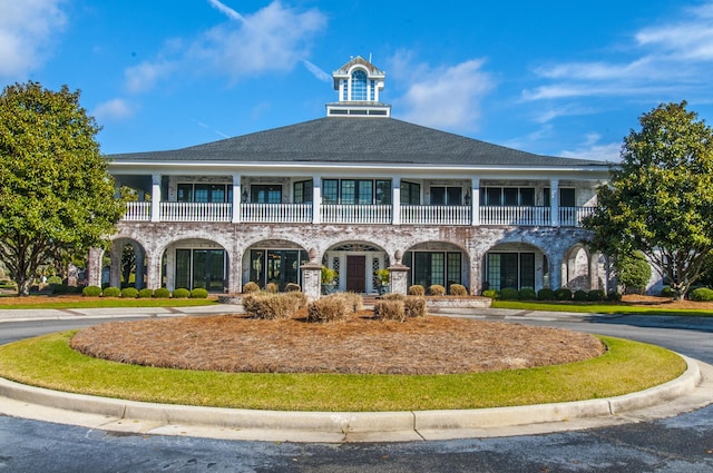 view of property featuring driveway