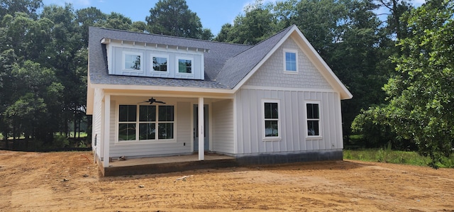 110 Saluda Dr, Santee, SC 29142 - view of front of house with roof with shingles and board and batten siding