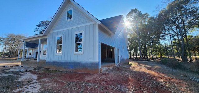 110 Saluda Dr, Santee, SC 29142 - view of front of home with a porch and board and batten siding