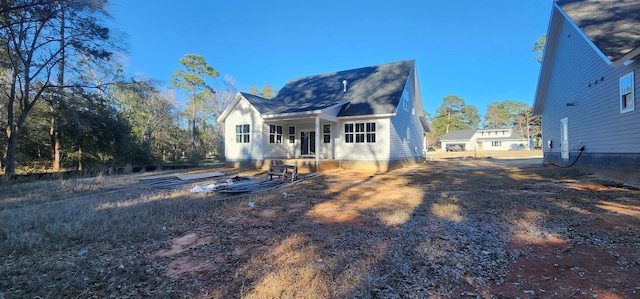110 Saluda Dr, Santee, SC 29142 - back of property featuring roof with shingles