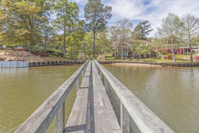 110 Saluda Dr, Santee, SC 29142 - dock area featuring a water view
