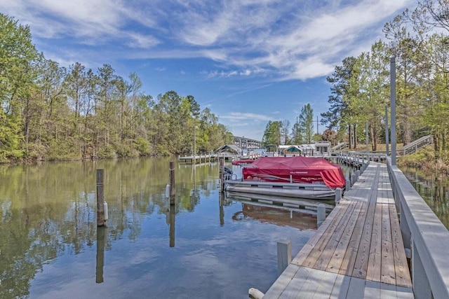 110 Saluda Dr, Santee, SC 29142 - dock featuring a water view