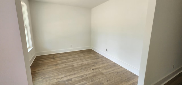 110 Saluda Dr, Santee, SC 29142 - empty room with wood finished floors and baseboards