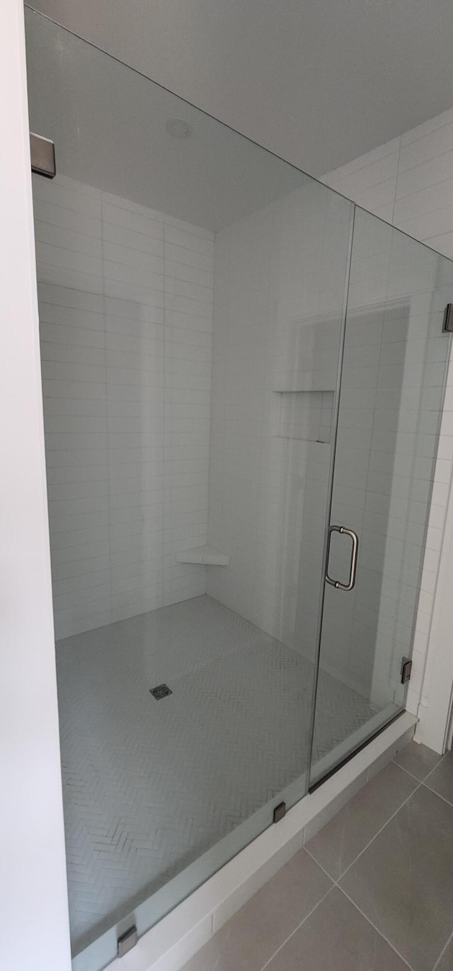 110 Saluda Dr, Santee, SC 29142 - full bathroom featuring tile patterned flooring and a shower stall