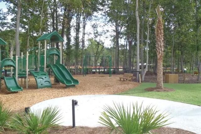 view of play area