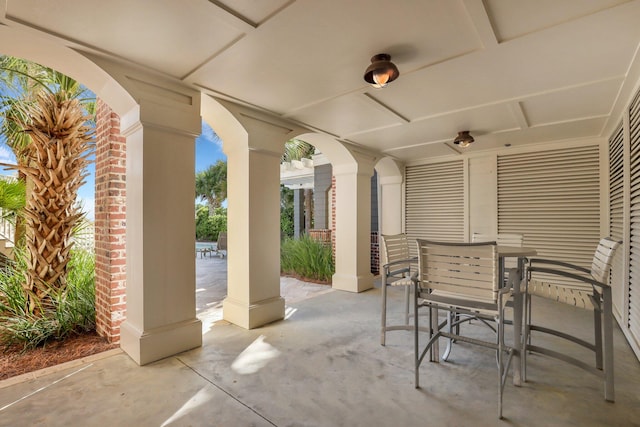 view of patio