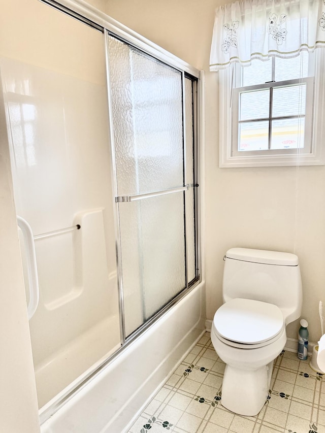 209 Myrtlewood Dr, Santee, SC 29142 - full bath with bath / shower combo with glass door and tile patterned flooring