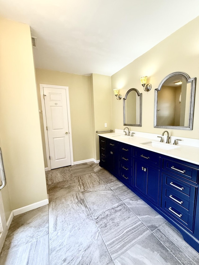 209 Myrtlewood Dr, Santee, SC 29142 - full bath with double vanity and baseboards