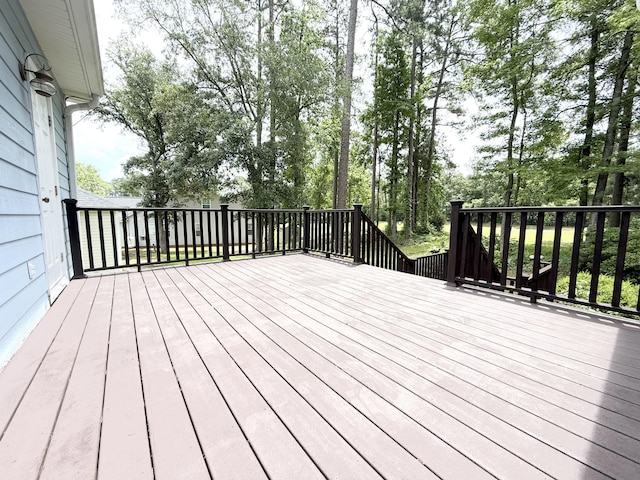 209 Myrtlewood Dr, Santee, SC 29142 - view of wooden deck