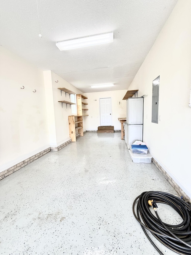 209 Myrtlewood Dr, Santee, SC 29142 - garage with electric panel and baseboards