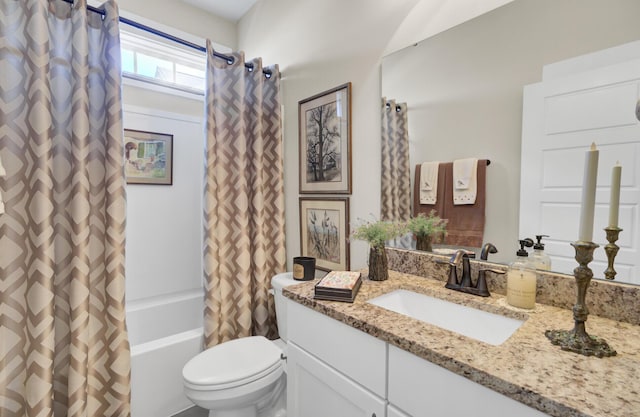 345 Turnstone St, Mount Pleasant, SC 29464 - full bathroom with toilet, shower / tub combo with curtain, and vanity