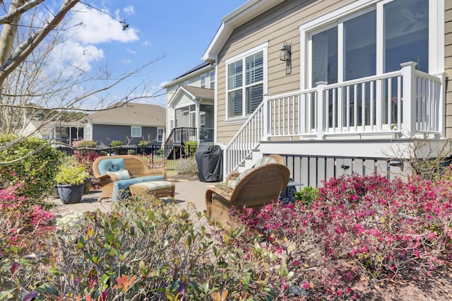 345 Turnstone St, Mount Pleasant, SC 29464 - exterior space with a patio