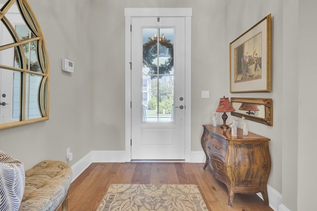 345 Turnstone St, Mount Pleasant, SC 29464 - entryway with baseboards and wood finished floors