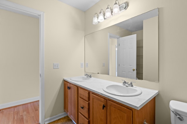 331 Kinard St, Orangeburg, SC 29118 - full bath with double vanity and toilet