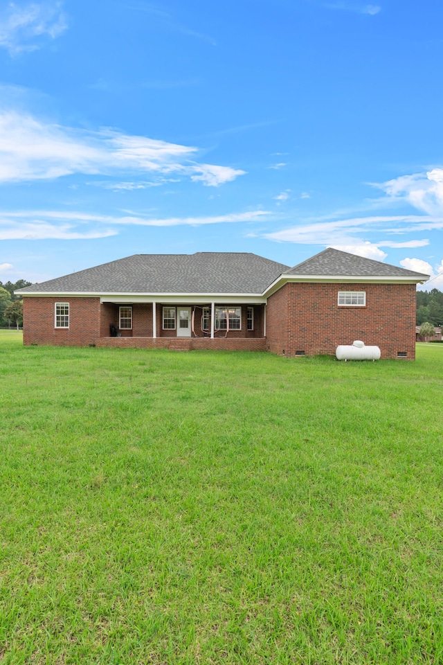 331 Kinard St, Orangeburg, SC 29118 - single story home featuring a front yard, brick siding, and roof with shingles