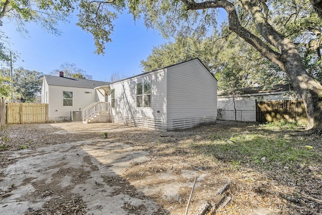 view of rear view of property