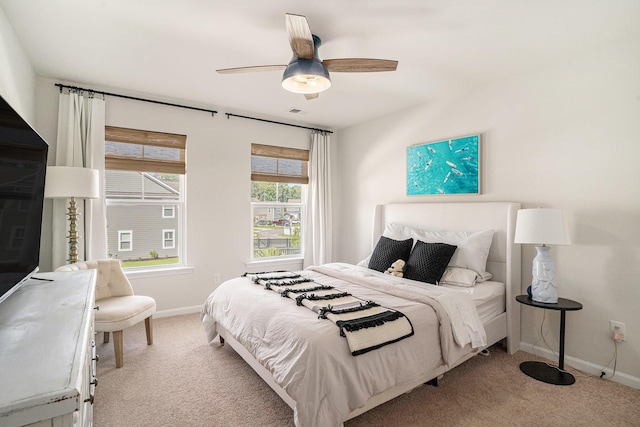 121 Cherry Grv, Summerville, SC 29483 - carpeted bedroom with baseboards and a ceiling fan