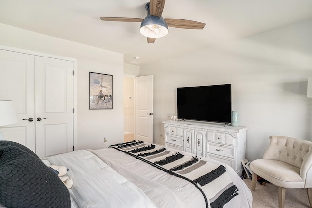 121 Cherry Grv, Summerville, SC 29483 - bedroom with a closet and ceiling fan