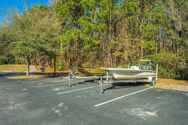 view of uncovered parking lot