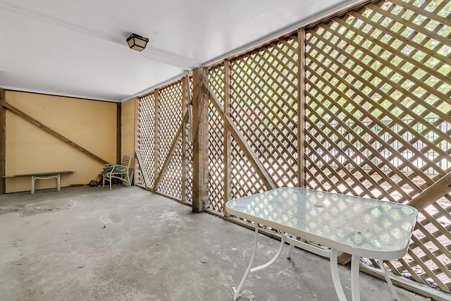 exterior space with outdoor dining area