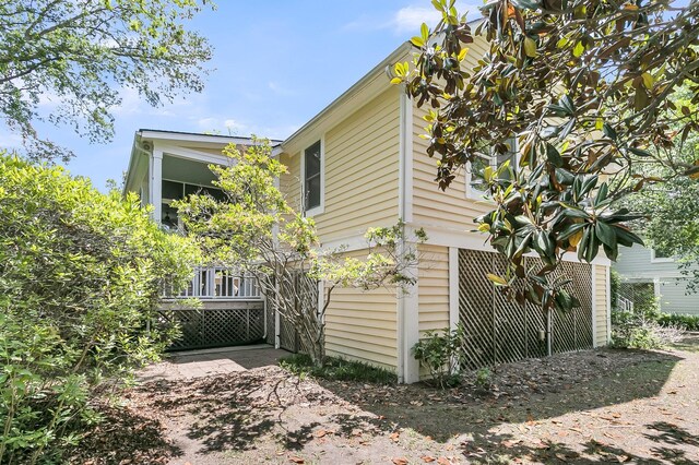 view of side of property