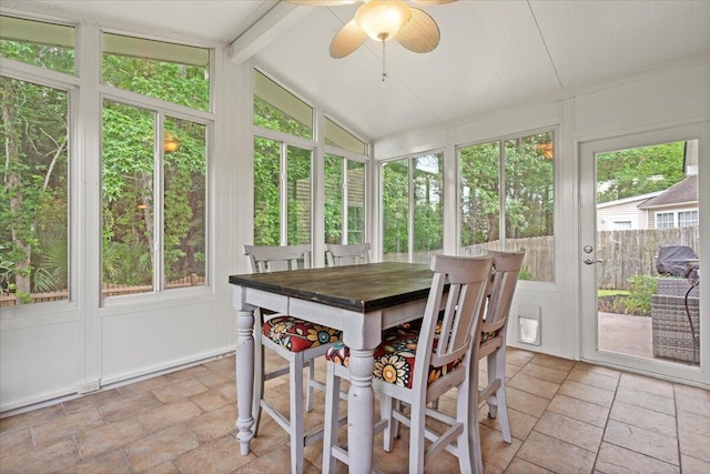 3486 Ashwycke St, Mount Pleasant, SC 29466 - sunroom / solarium featuring stone tile flooring