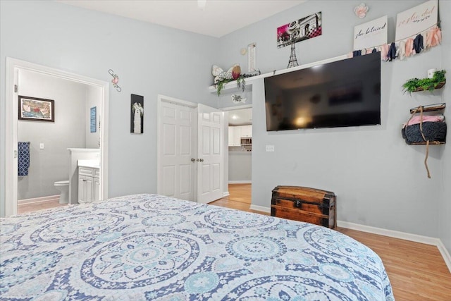 3486 Ashwycke St, Mount Pleasant, SC 29466 - bedroom featuring wood finished floors and connected bathroom