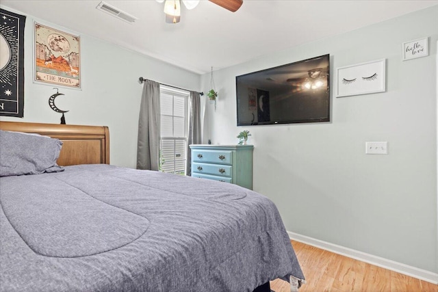 3486 Ashwycke St, Mount Pleasant, SC 29466 - bedroom with wood finished floors and ceiling fan