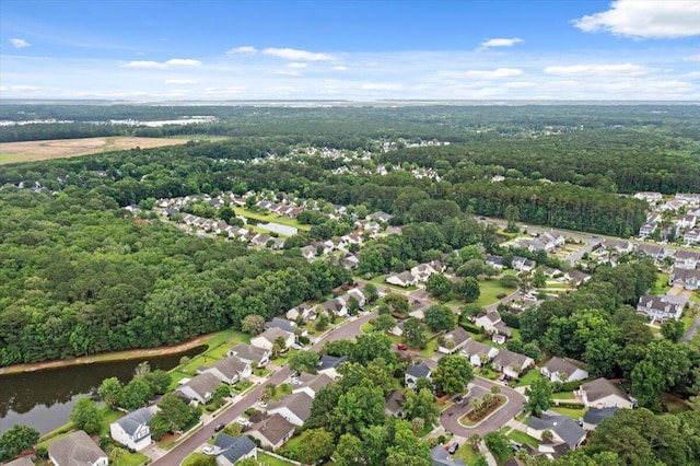 3486 Ashwycke St, Mount Pleasant, SC 29466 - aerial view of property and surrounding area featuring a large body of water and nearby suburban area