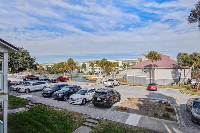 view of car parking