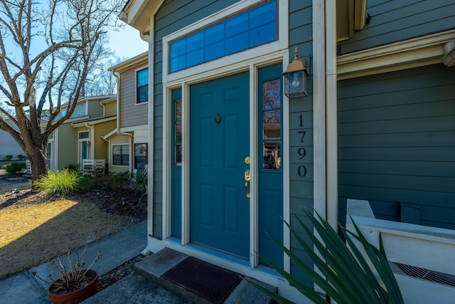 view of entrance to property