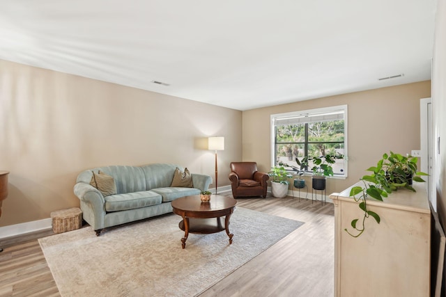 1166 Julian Clark Rd, Charleston, SC 29412 - living room featuring light wood-type flooring and baseboards