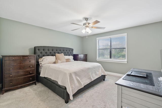 1166 Julian Clark Rd, Charleston, SC 29412 - bedroom featuring light colored carpet, baseboards, and a ceiling fan