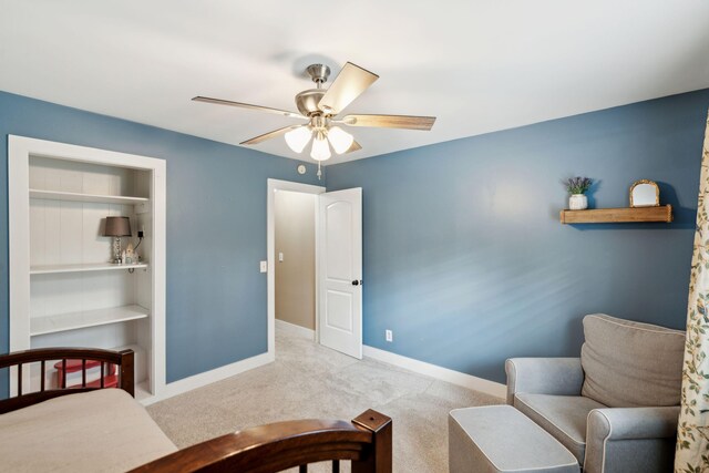 1166 Julian Clark Rd, Charleston, SC 29412 - bedroom featuring carpet flooring, baseboards, and a ceiling fan