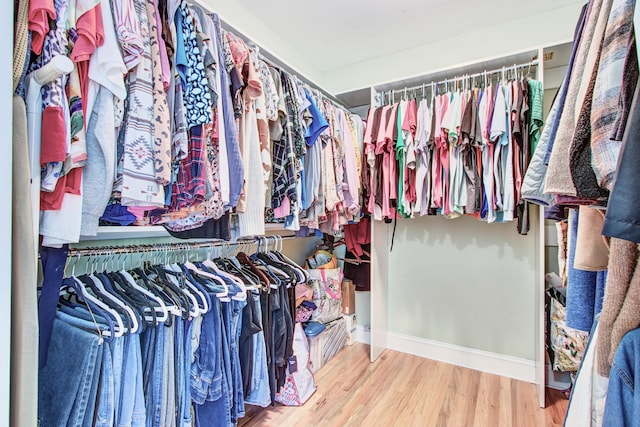 1834 Cornish Ave, Charleston, SC 29412 - walk in closet featuring wood finished floors
