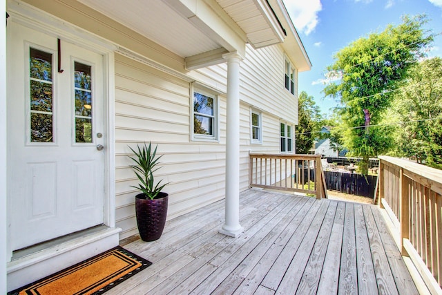 1834 Cornish Ave, Charleston, SC 29412 - view of wooden deck