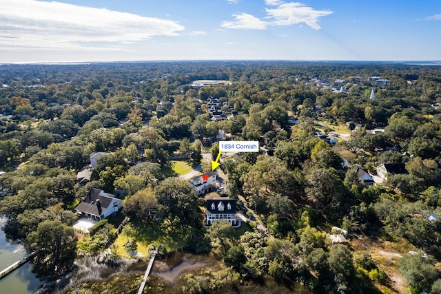 1834 Cornish Ave, Charleston, SC 29412 - drone / aerial view featuring a view of trees