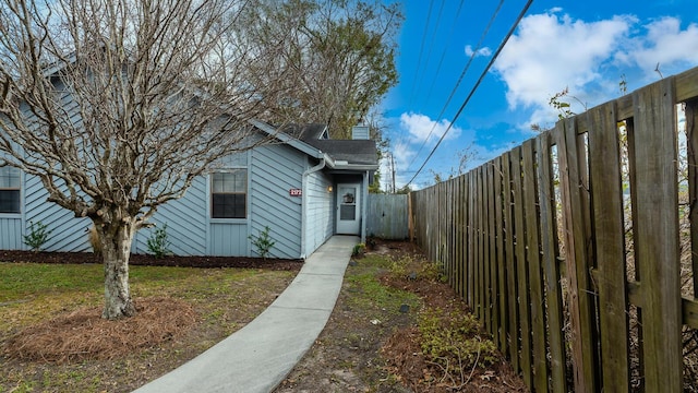2172 Palermo Pl, North Charleston, SC 29406 - view of side of property with a chimney