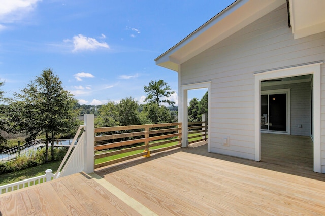 view of deck