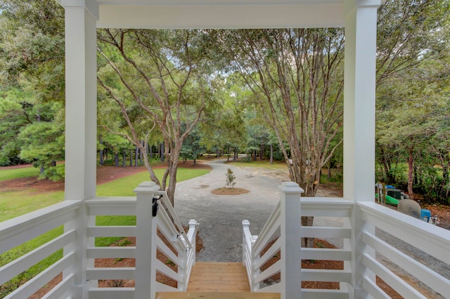 view of patio / terrace featuring a porch