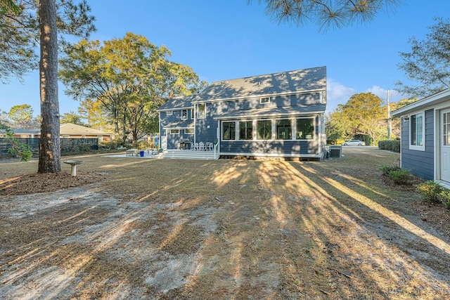 view of back of property