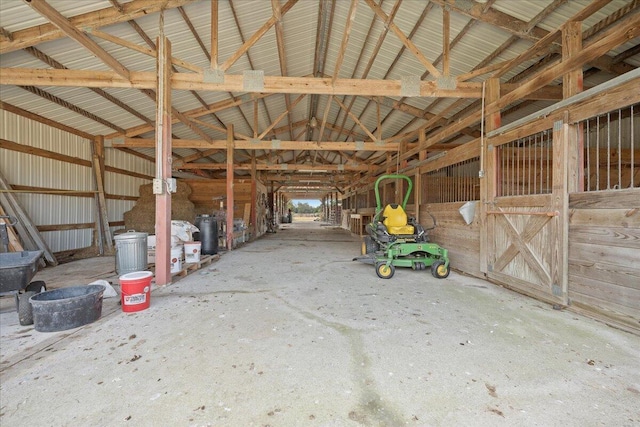 view of stable