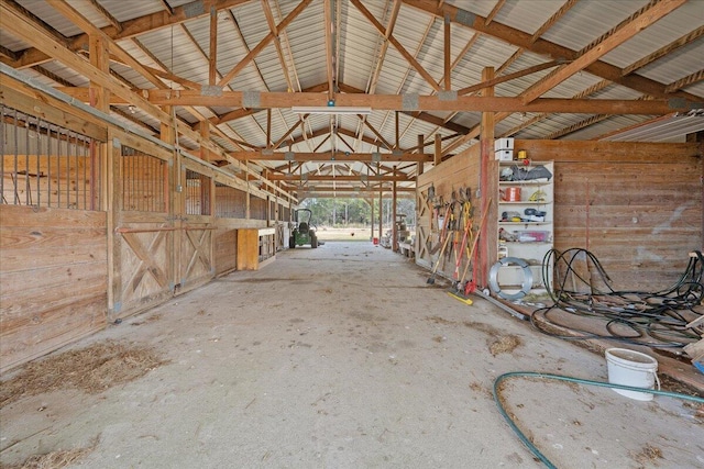 view of stable