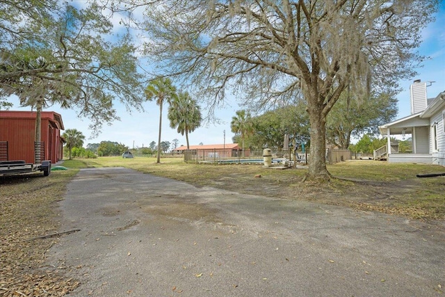 view of road