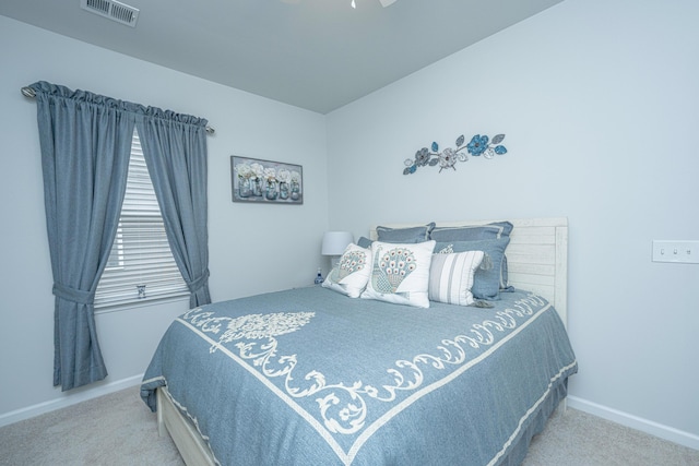 bedroom with carpet flooring