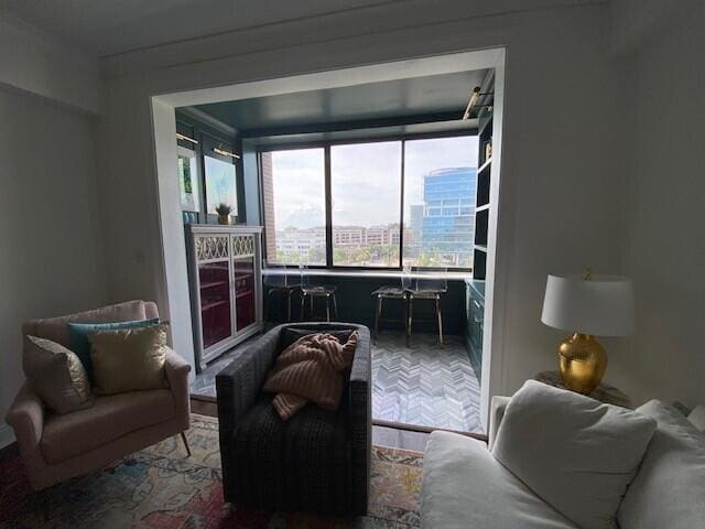 view of living area
