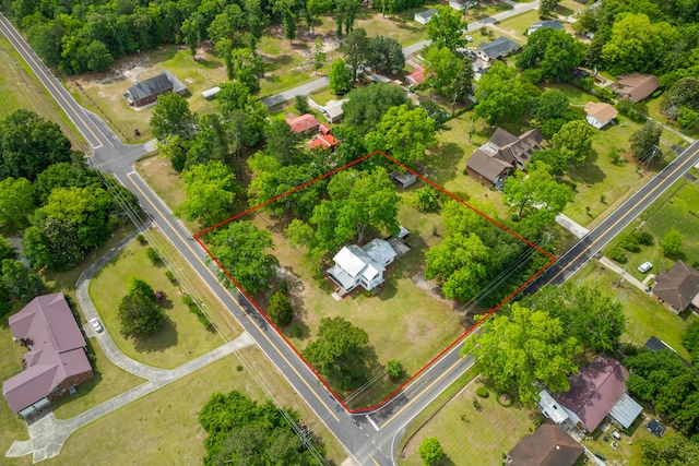 285 Roosevelt Dr, Saint Stephen, SC 29479 - aerial view of residential area featuring property parcel outlined