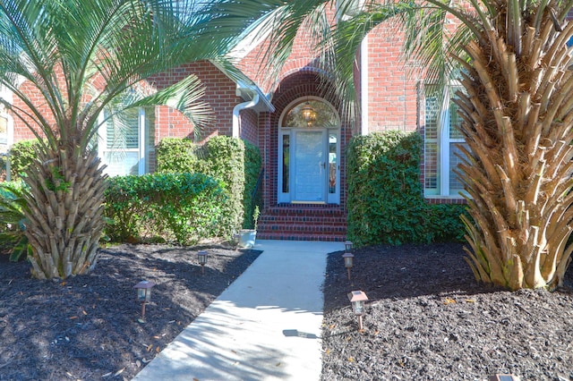 2707 Waterpointe Cir, Mount Pleasant, SC 29466 - doorway to property with brick siding